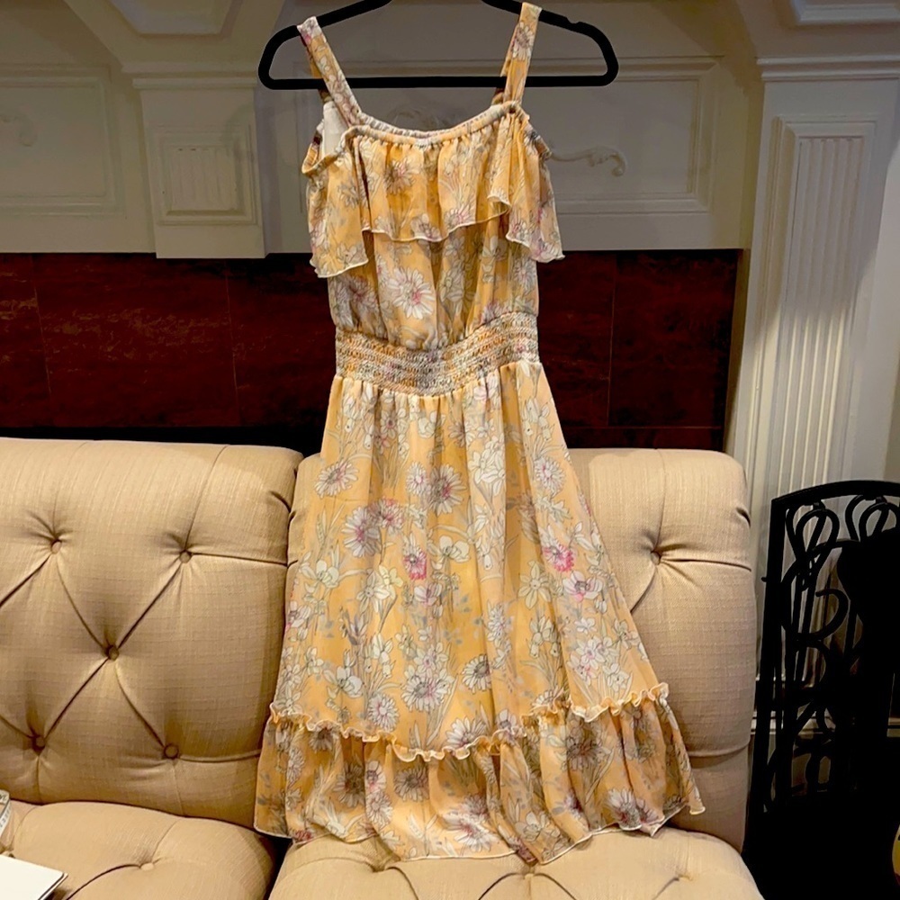 AA: Tommy Hilfiger Sleeveless Flower Print Dress